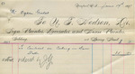 Contract between N. T. Hodson and Ogden Goelet, $35.00 by N. T. Hodson