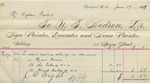 Invoice from N.T. Hodson to Ogden Goelet, May 24 by N. T. Hodson