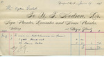 Invoice from N.T. Hodson to Ogden Goelet, June 1 to 3 by N. T. Hodson