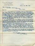 Letter from Ernest W. Bowditch to Ogden Goelet