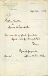Receipt from James H. Bowditch to Ogden Goelet by James H. Bowditch