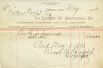 Receipt from Ernest W. Bowditch to Ogden Goelet by Ernest W. Bowditch