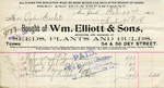 Receipt from Wm. Elliott & Sons to Ogden Goelet by Wm Elliott & Sons
