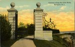 Gateway along the Cliff Walk, Newport, R.I. by Berger Bros.
