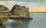 Cliffs From Forty Steps, Newport, R.I. by C.T. Photochrom