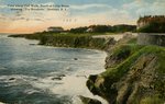 View Along Cliff Walk, South of Forty Steps, Showing "The Breakers," Newport, R.I.