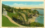 Cliff Walk at Vanderbilt Estate Approaching Forty Steps, Newport, R.I. by C.T. American Art