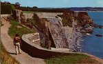 Cliff Walk at " The Breakers" Newport, Rhode Island by Newport Postcard Service and Bob Glander