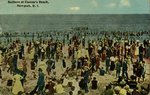 Bathers at Easton's Beach, Newport, R.I. by Tichnor Bros.