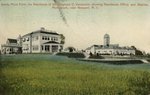 Sandy Point Farm, the Residence of Mrs. Reginald C. Vanderbilt, showing Residence, Office and Stables Portsmouth, near Newport, R.I.