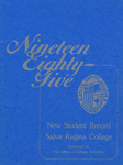 New Student Record 1985 by Salve Regina College
